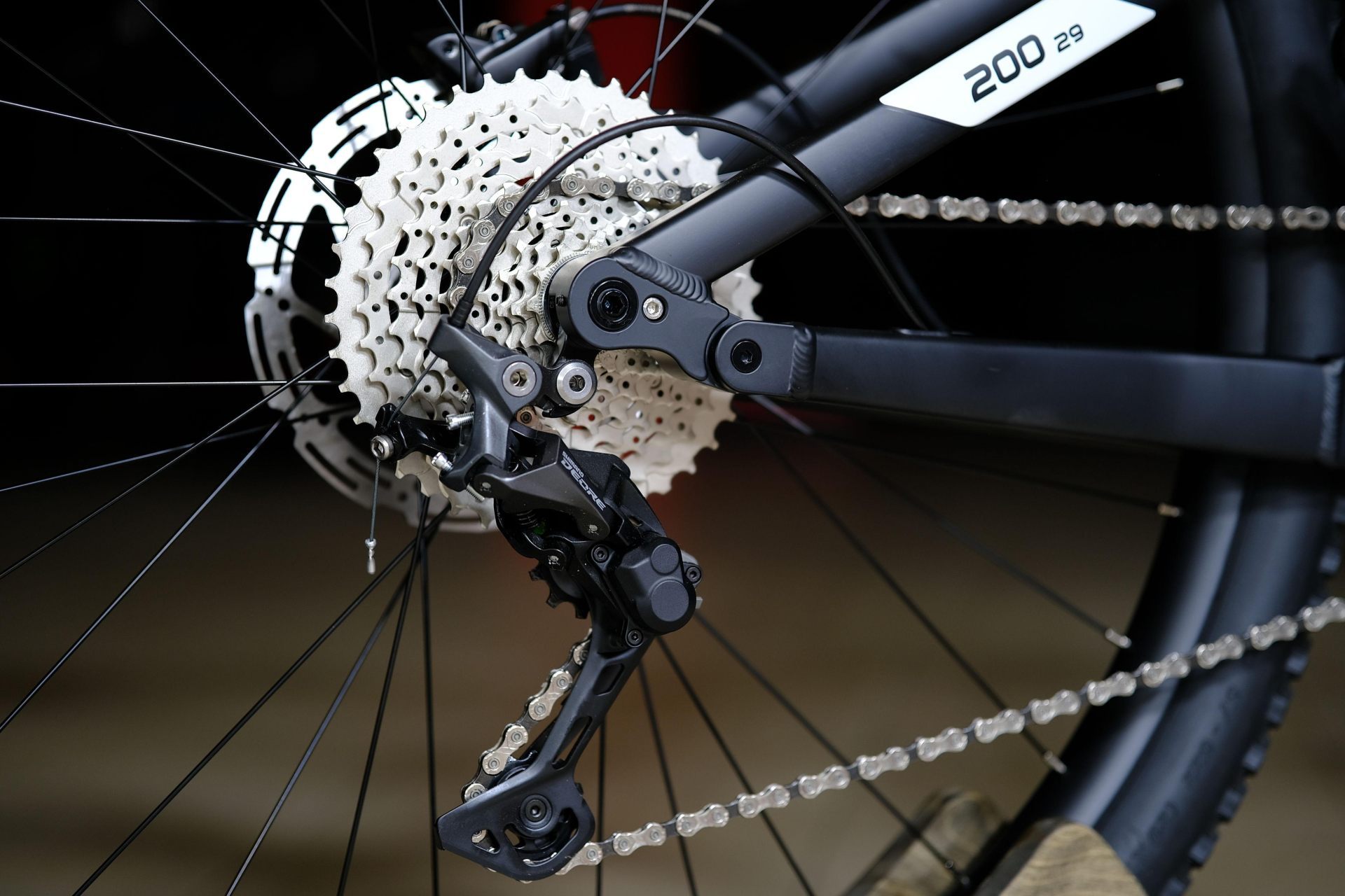 Задний переключатель  Shimano Deore M5130 HOKE FS 200- 29 матовый чёрный 19