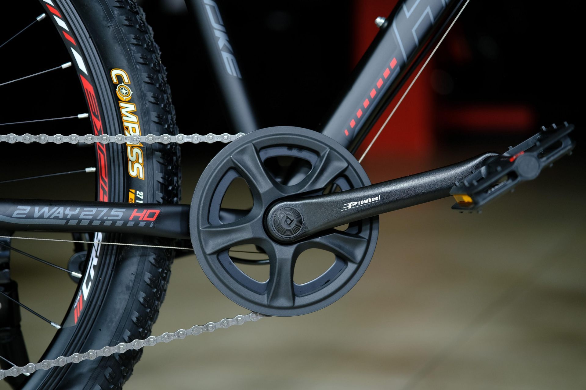 Система (шатун) алюминий 36T под квадрат Prowheel 
 HOKE 2 Way 27,5 HD 17